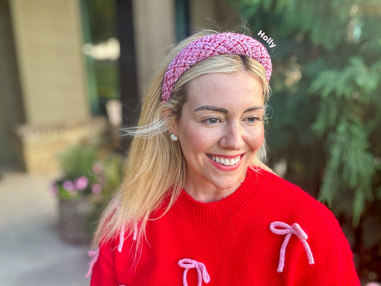 Tweed Headbands (12 Colors) - Min. 2