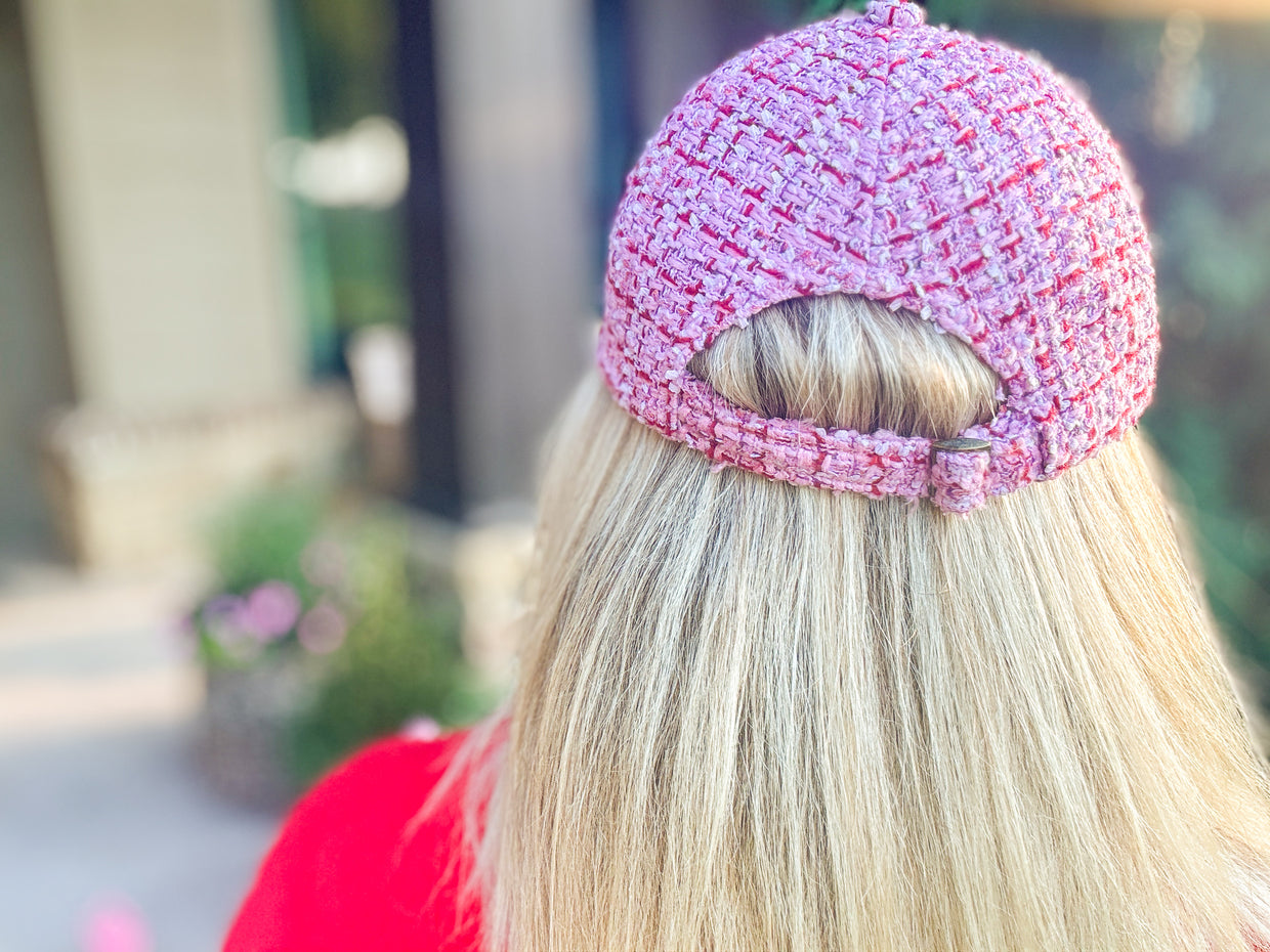 Tweed Baseball Hats (8 Colors) - Min. 2