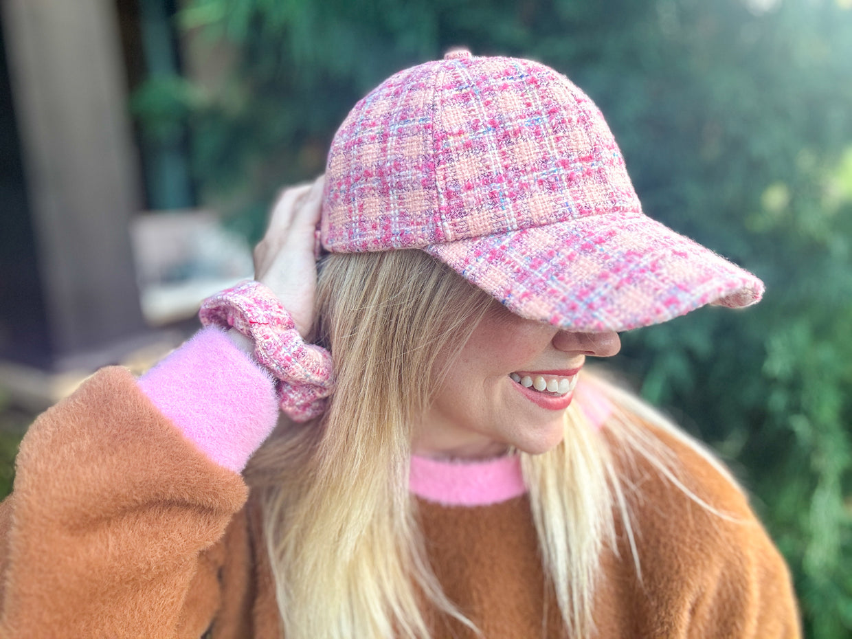 Tweed Scrunchies (12 Colors) - Min. 4