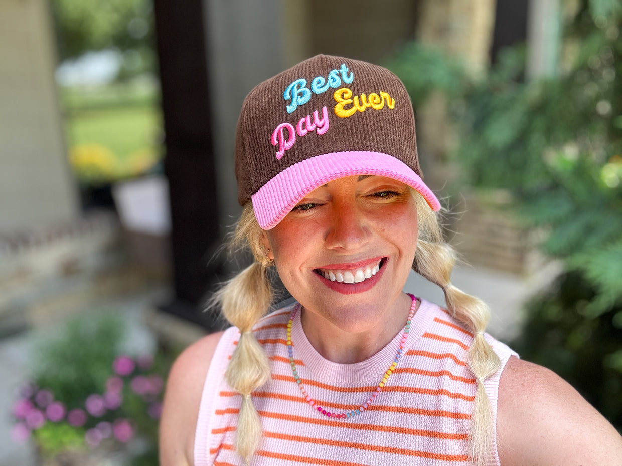 Best Day Ever Baseball Hat - Min. 2 (HAT-17)