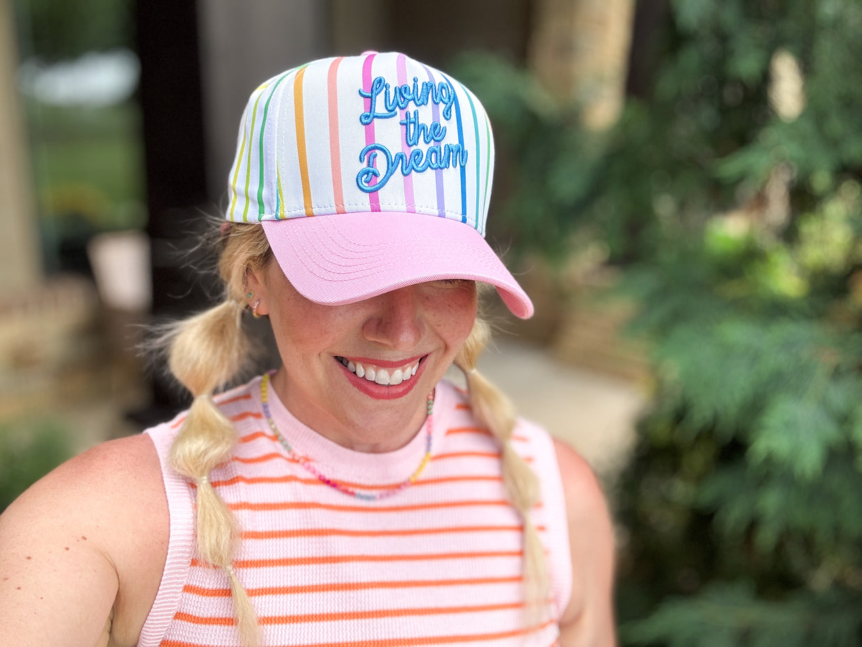 Living The Dream Baseball Hat - Min. 2 (HAT-12)