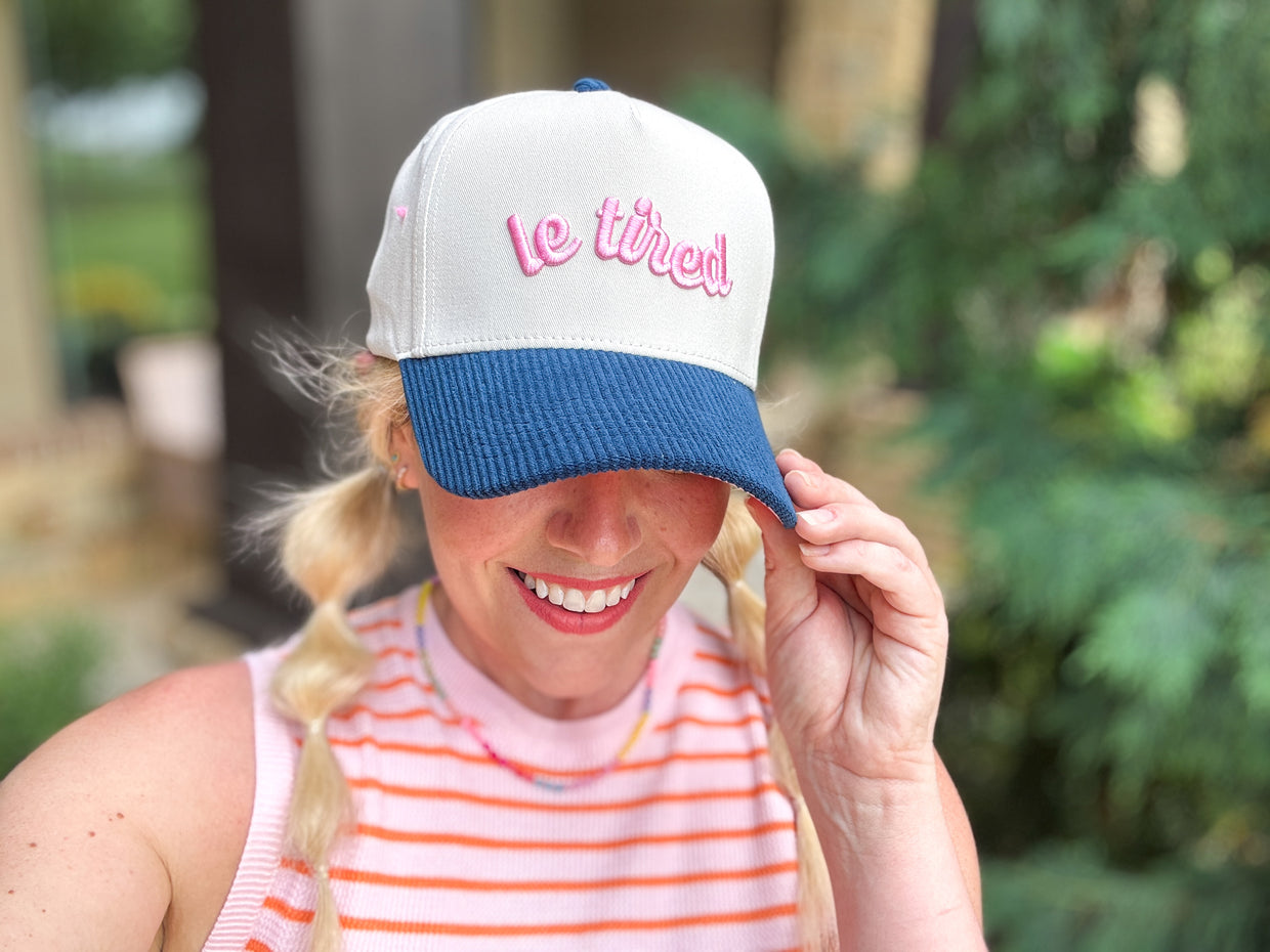 Le Tired Baseball Hat - Min. 2 (HAT-18)