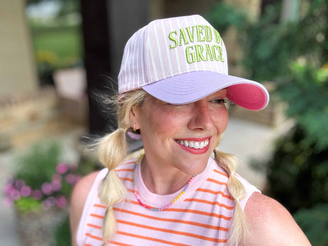 Saved By Grace Baseball Hat - Min. 2 (HAT-16)