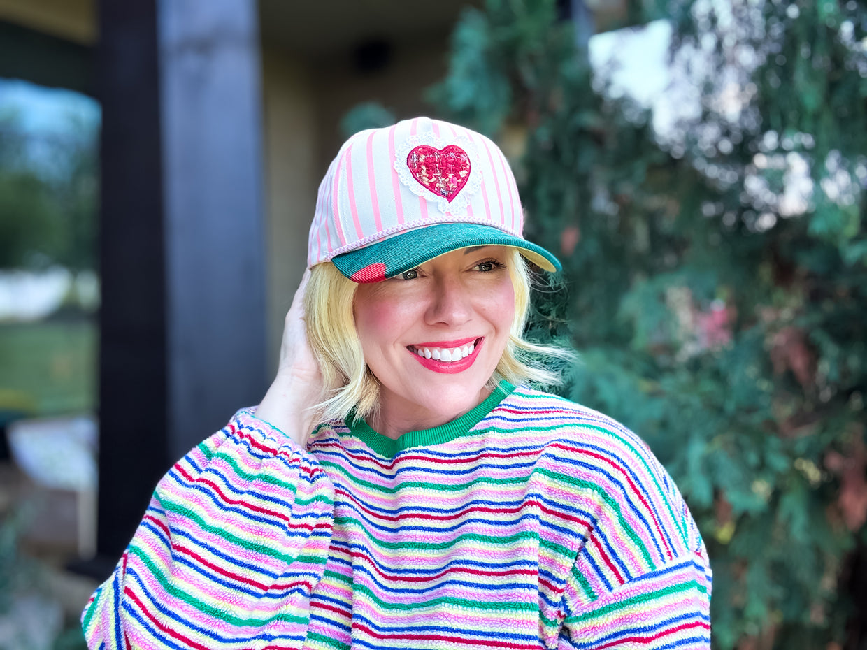 Tweed Patch Hat - Min. 2 (HAT-57)