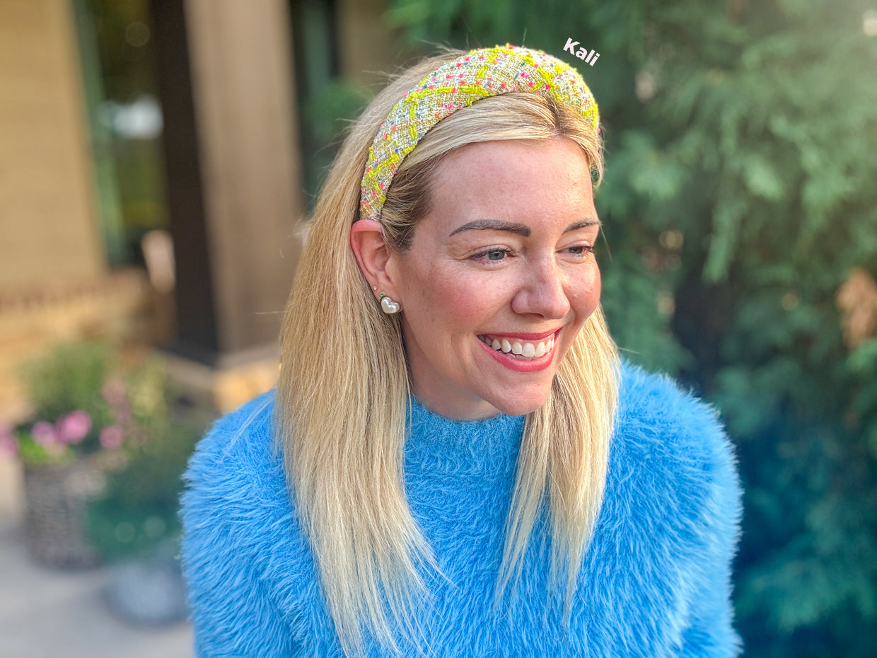 Tweed Headbands (12 Colors) - Min. 2