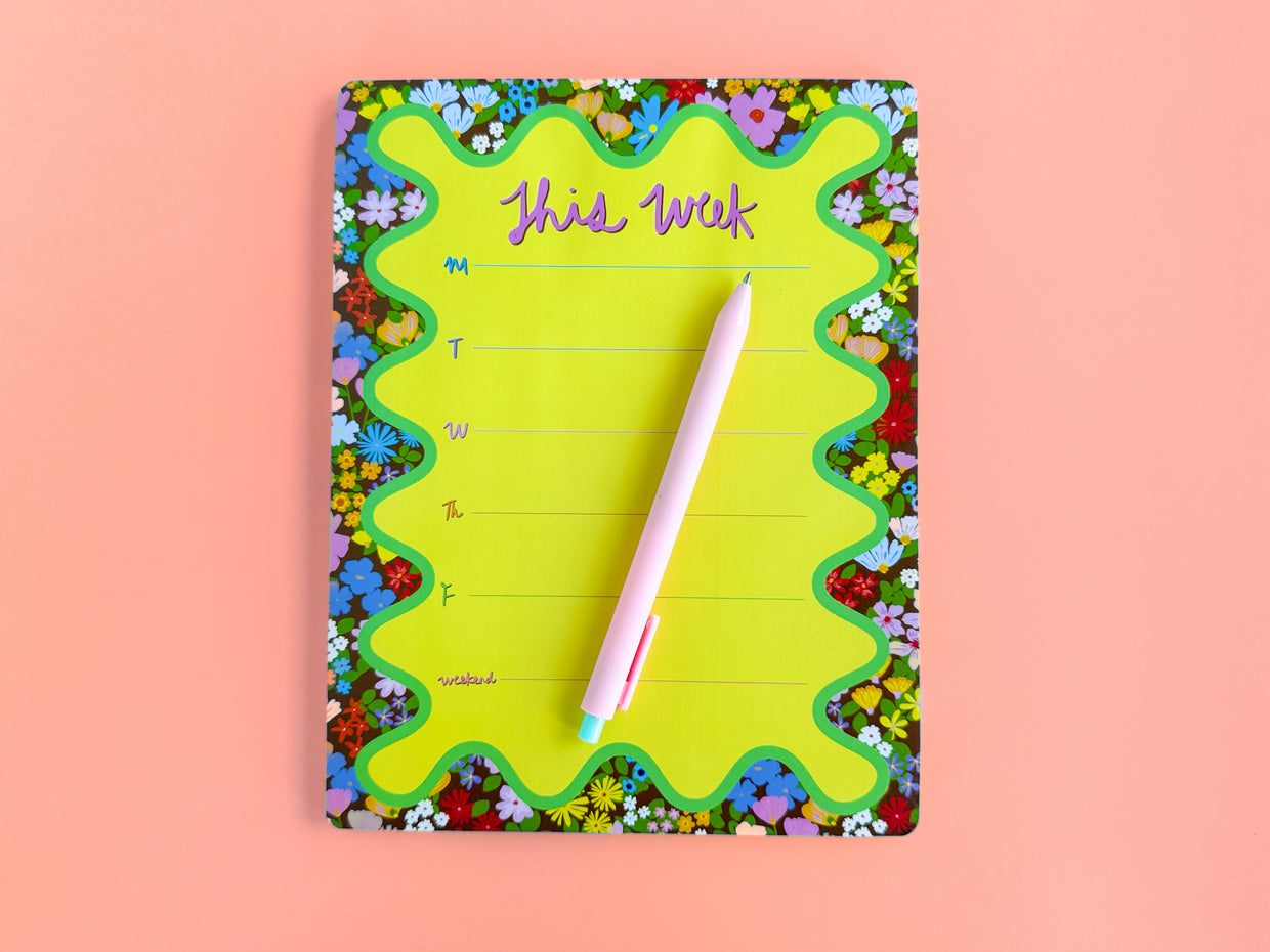 Chloe Floral Weekly Planner - Min. 4 (LP-32)