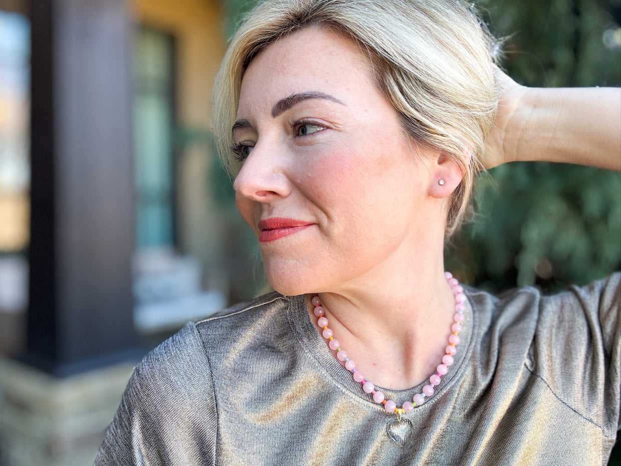 Lottie Heart Necklace - Min. 2 (N-07)