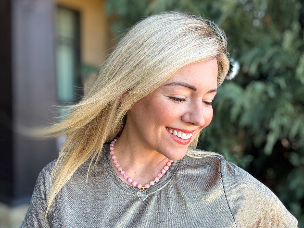 Lottie Heart Necklace - Min. 2 (N-07)