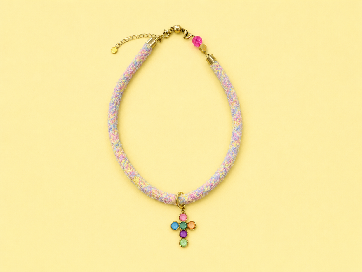 Blakely Cross Necklace - Min. 2 (N-92)