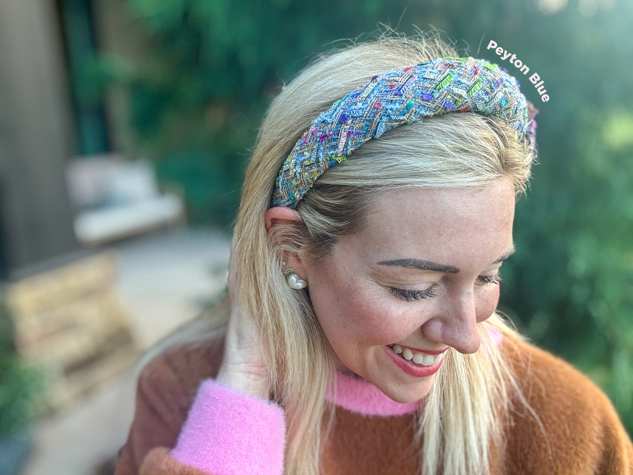 Tweed Headbands (12 Colors) - Min. 2