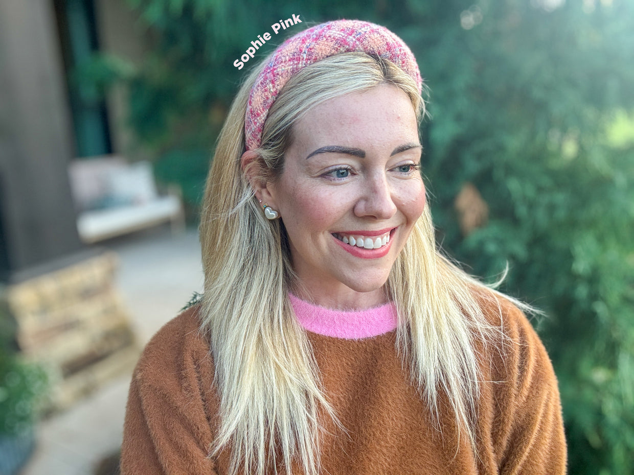 Tweed Headbands (12 Colors) - Min. 2