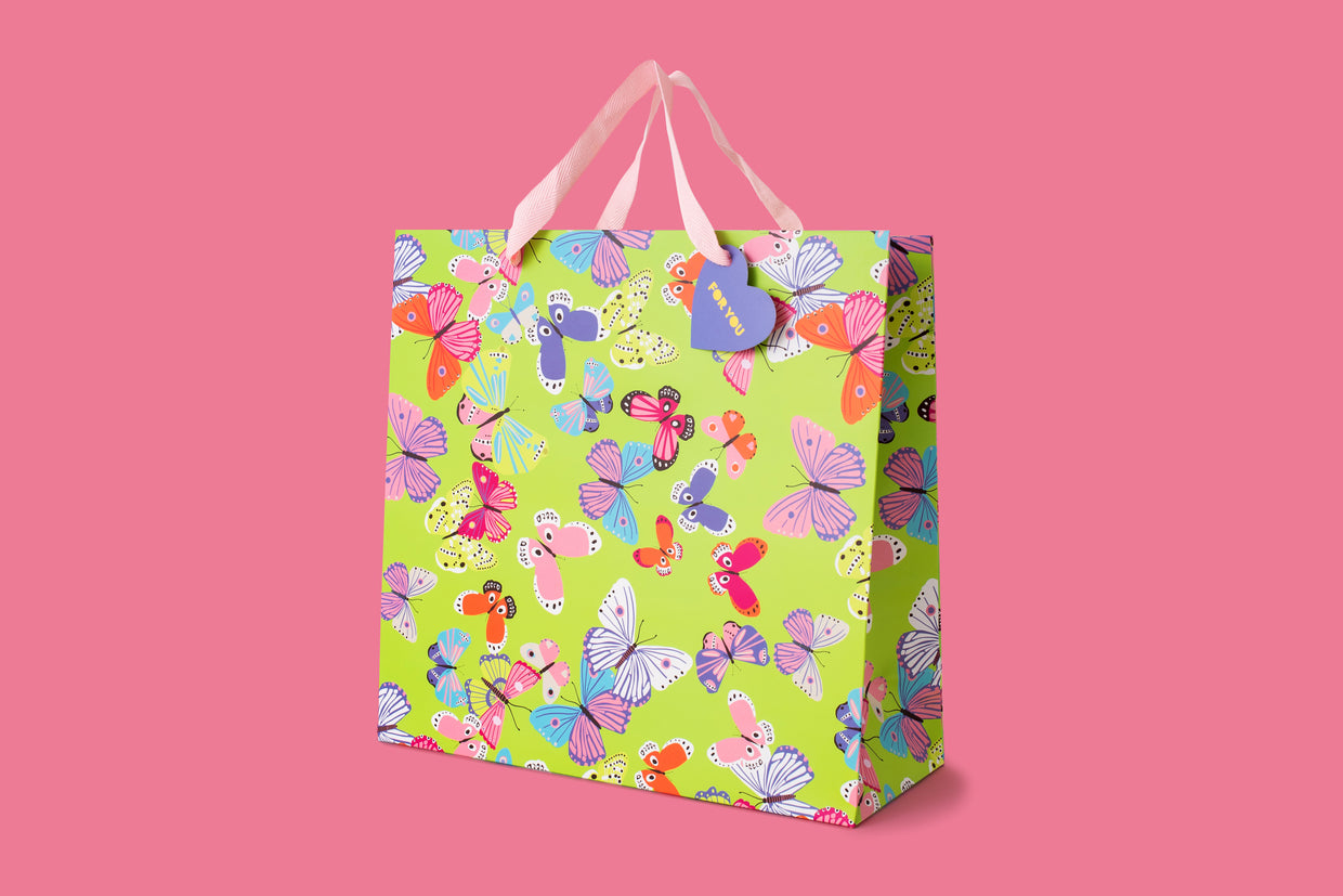 Butterflies Gift Bags (3 Sizes) - Min. 4