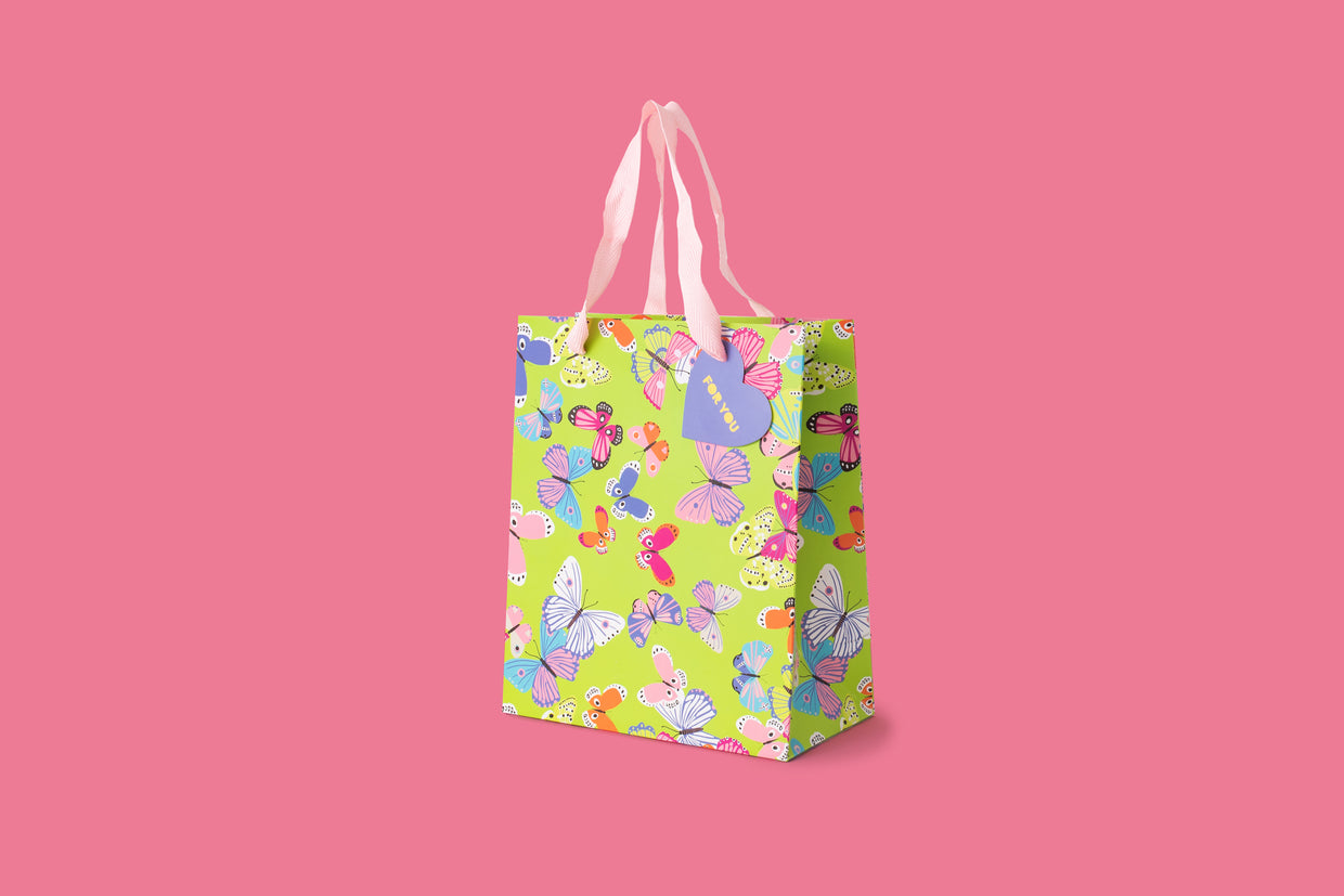 Butterflies Gift Bags (3 Sizes) - Min. 4