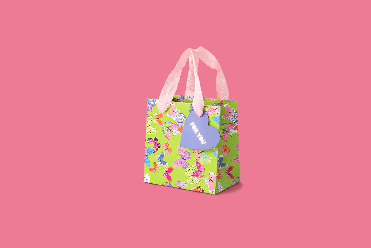 Butterflies Gift Bags (3 Sizes) - Min. 4