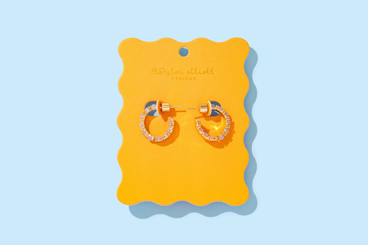 Brooke Hoop Earrings - Min. 2 (E-14)