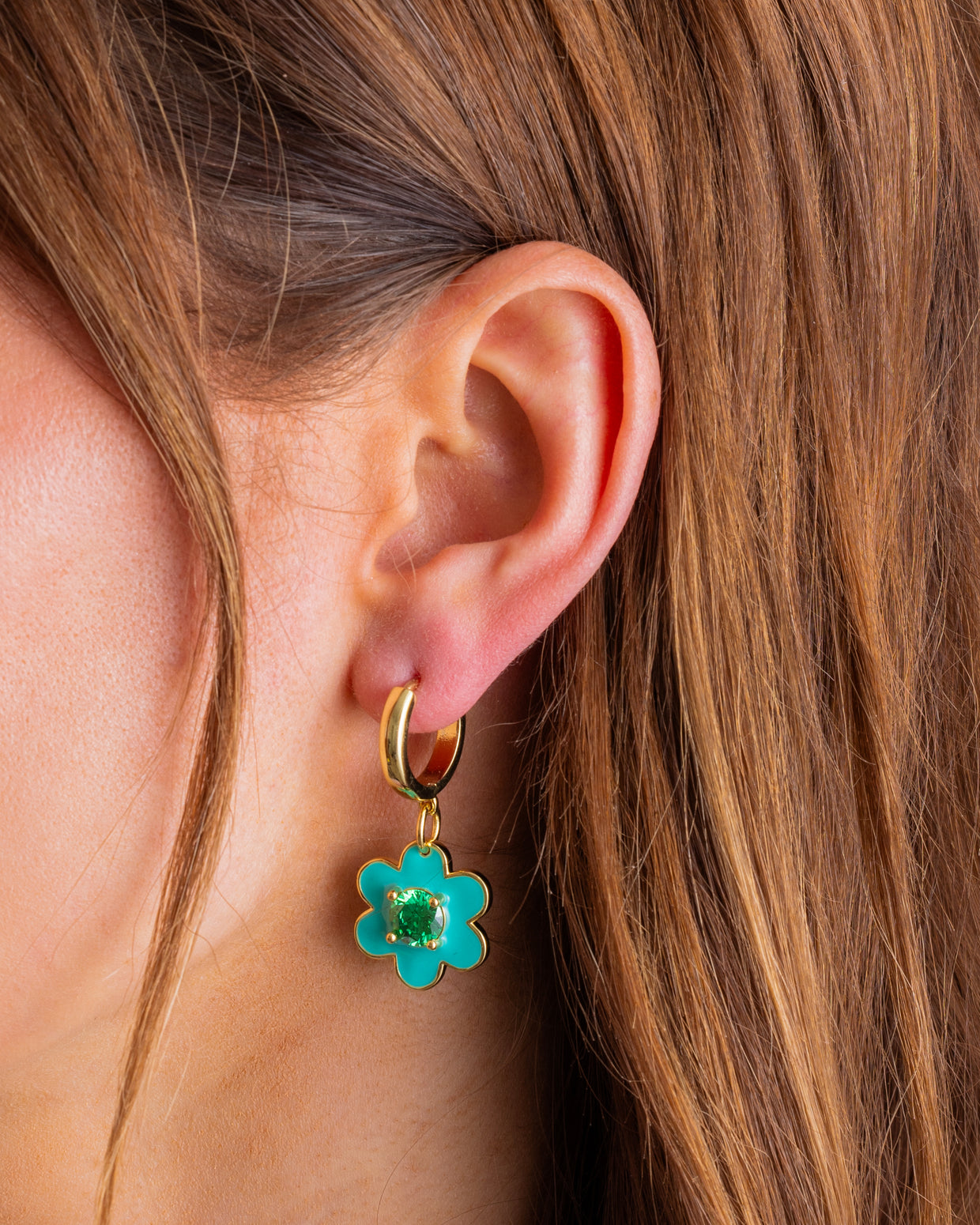 Lucy Blue Earrings - Min. 2 (E-26)