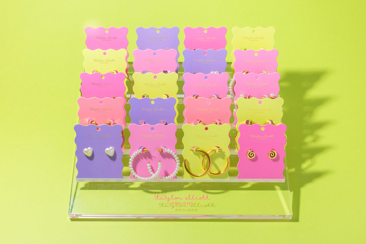 Acrylic Earring Display - Min. 1 (DISP-12)