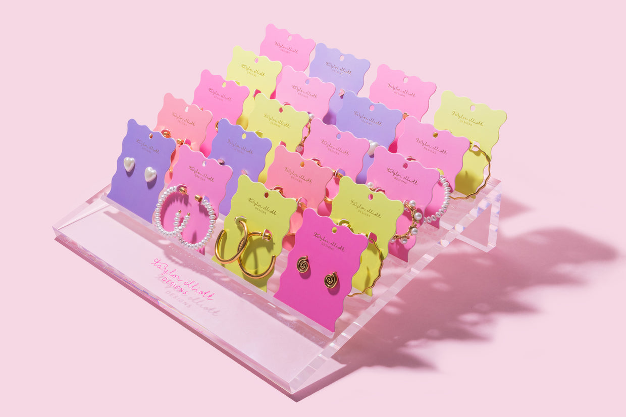 Claire Drop Earrings Small - Min. 2 (E-89)