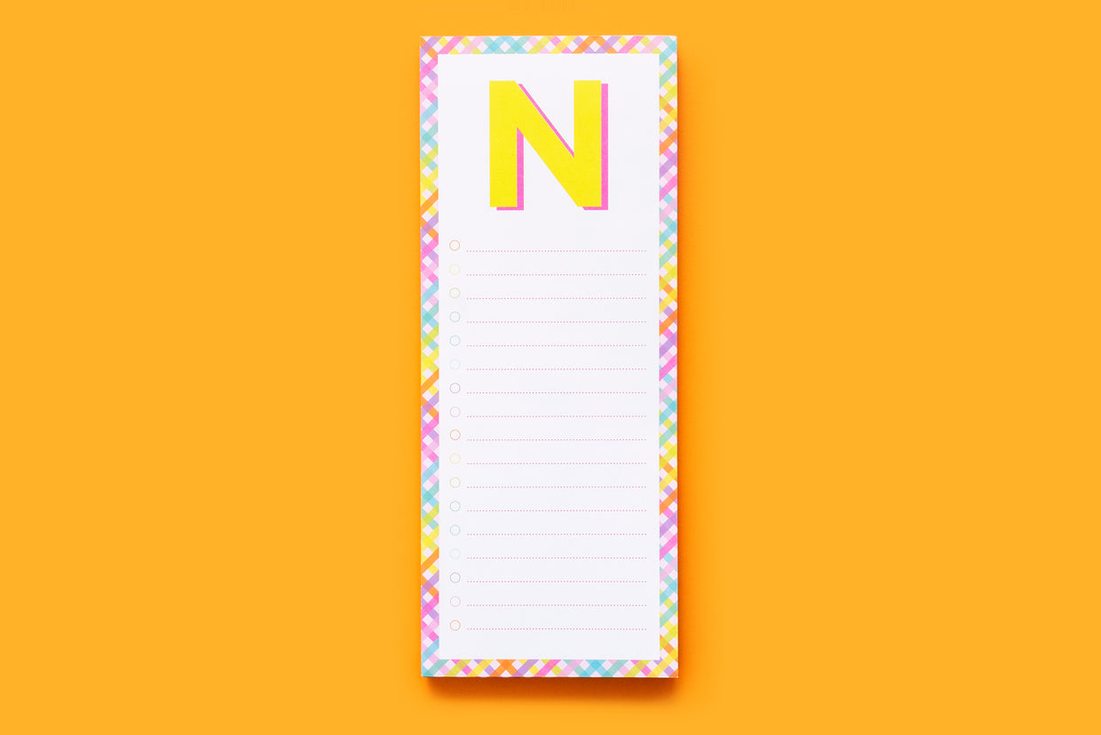 Letter List Pads A-Z - Each - Min. 4 (LP-A-Z)