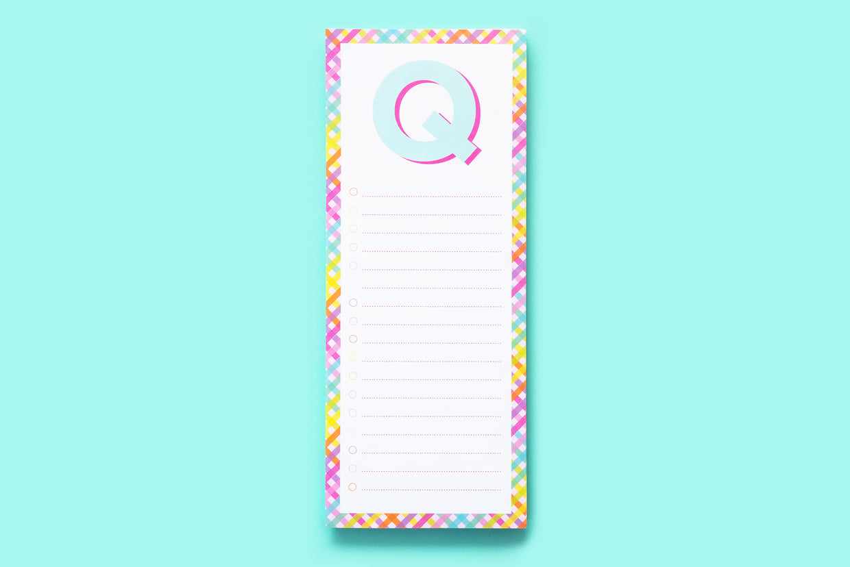 Letter List Pads A-Z - Each - Min. 4 (LP-A-Z)