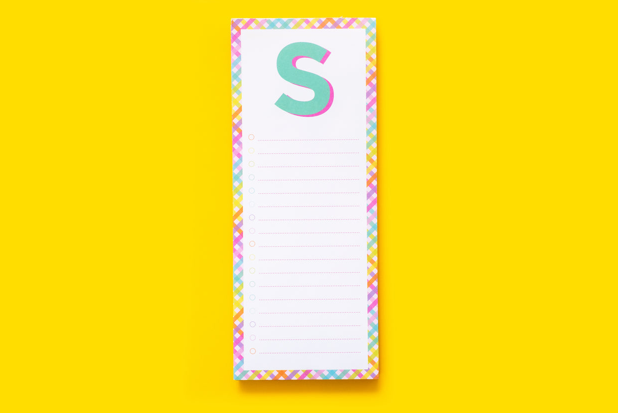 Letter List Pads A-Z - Each - Min. 4 (LP-A-Z)