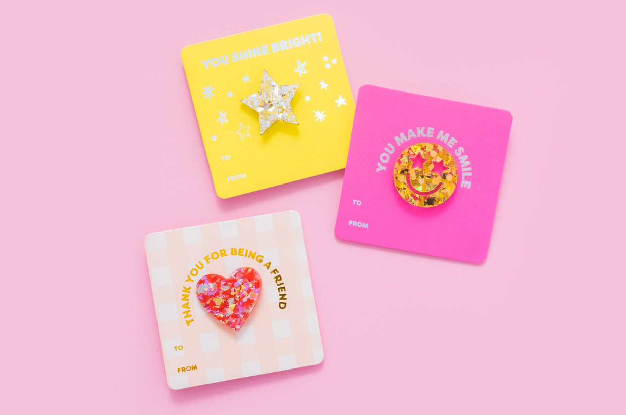 Star Confetti Pin Card - Min. 4 (TC-03)