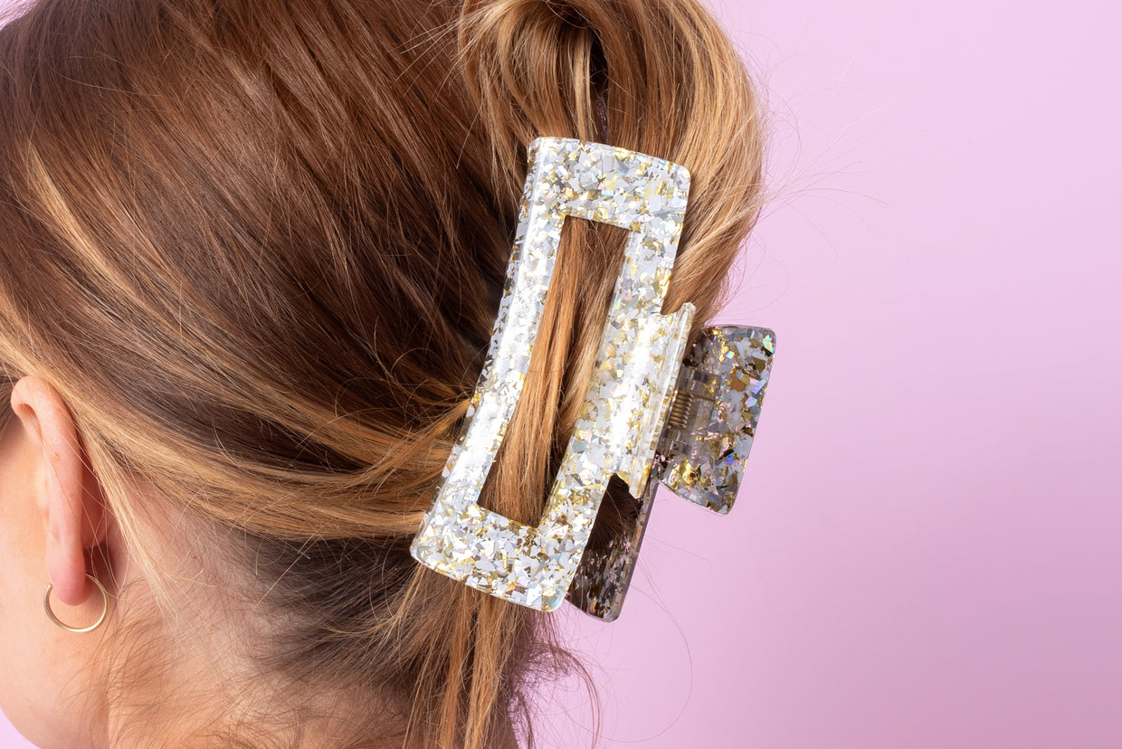 Pearl Confetti Claw Clip - Min. 4 (CC-02)