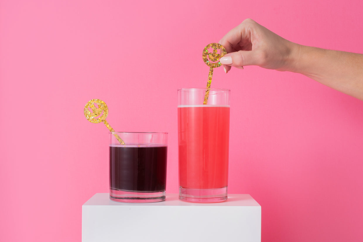 Smiley Stir Sticks - Min. 4 (SS-07)