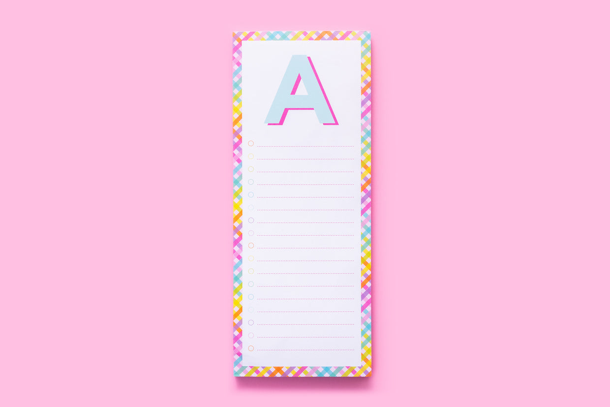 Letter List Pad Asst A-Z - Min. 1 (LP-ASST)