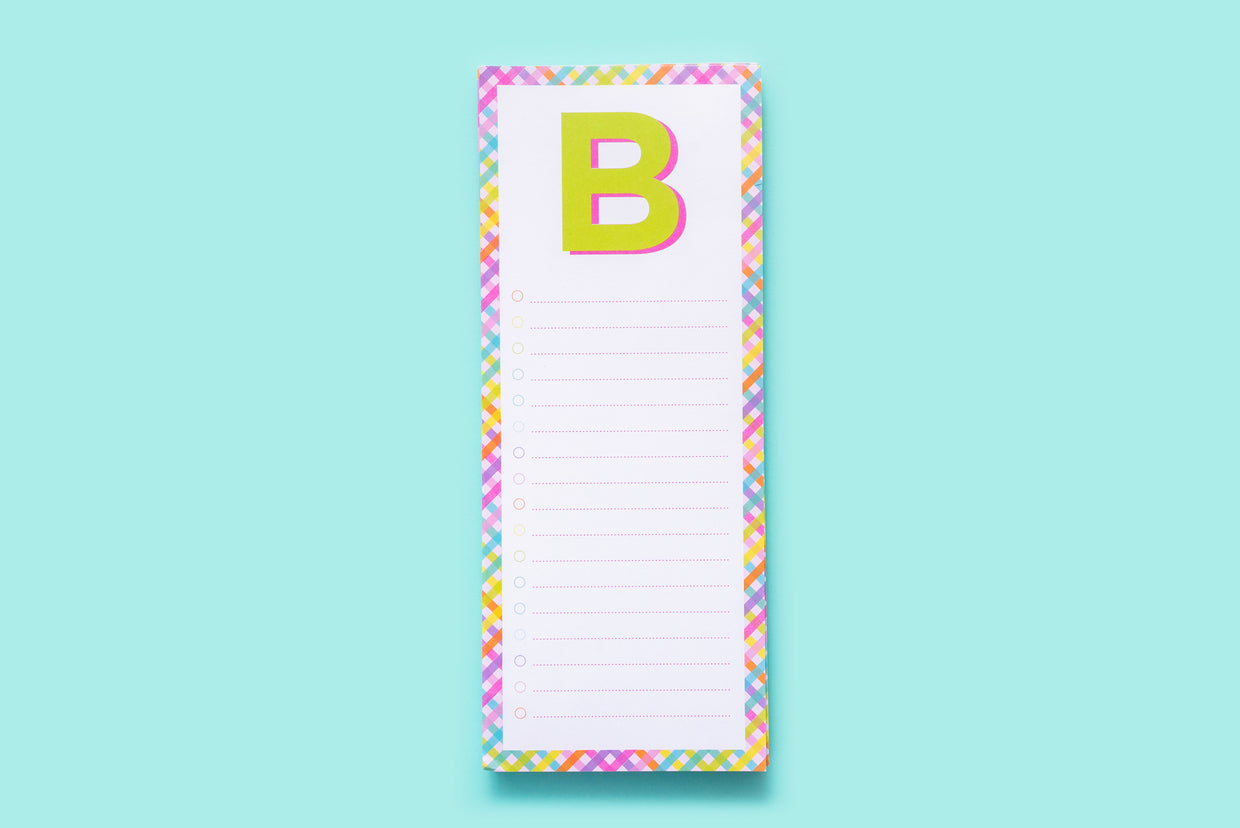 Letter List Pad Asst A-Z - Min. 1 (LP-ASST)