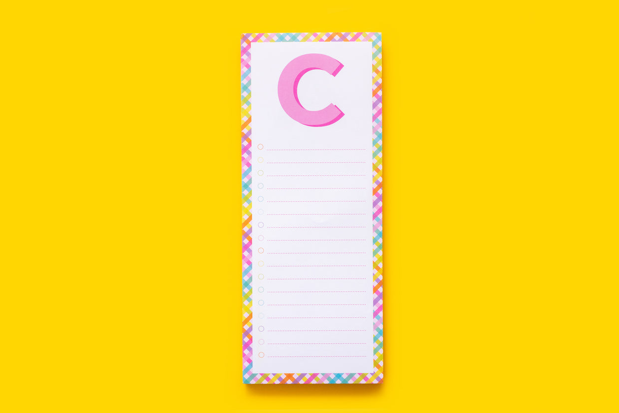 Letter List Pads A-Z - Each - Min. 4 (LP-A-Z)