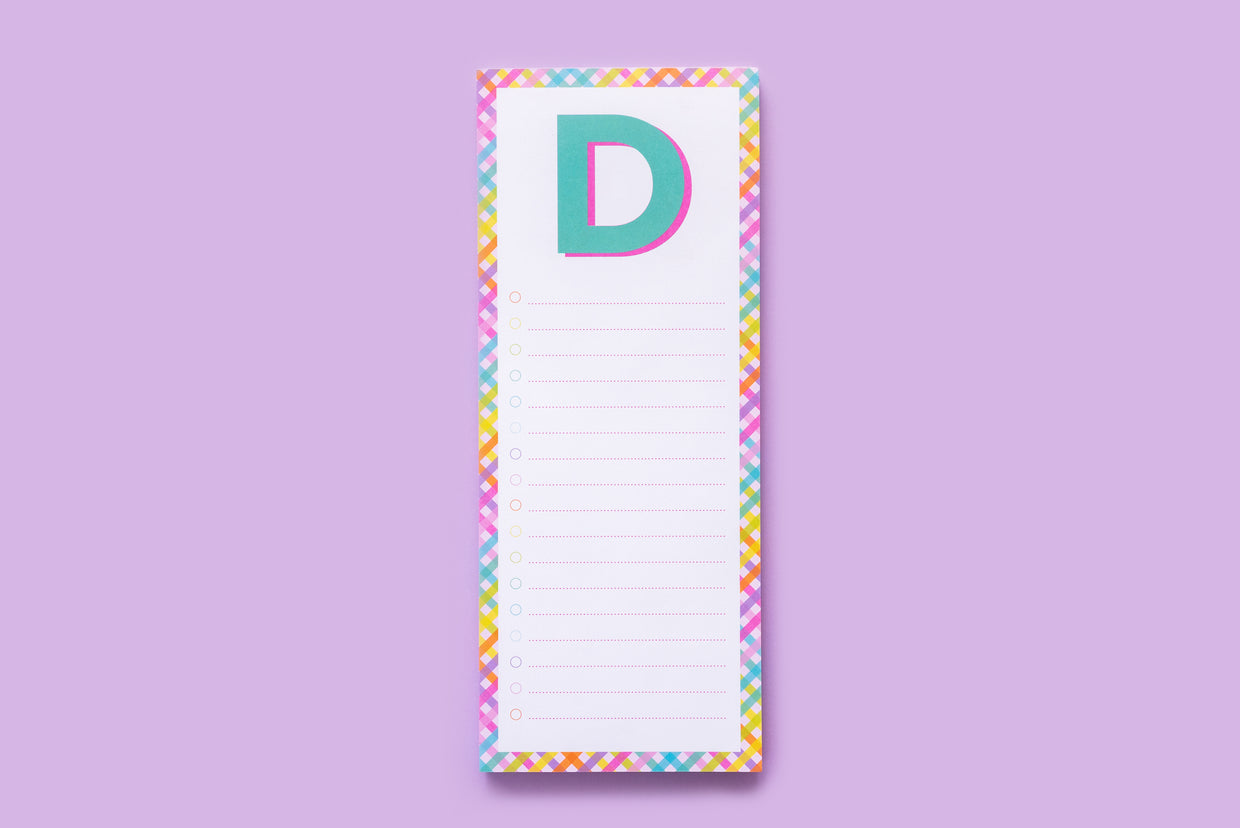 Letter List Pad Asst A-Z - Min. 1 (LP-ASST)