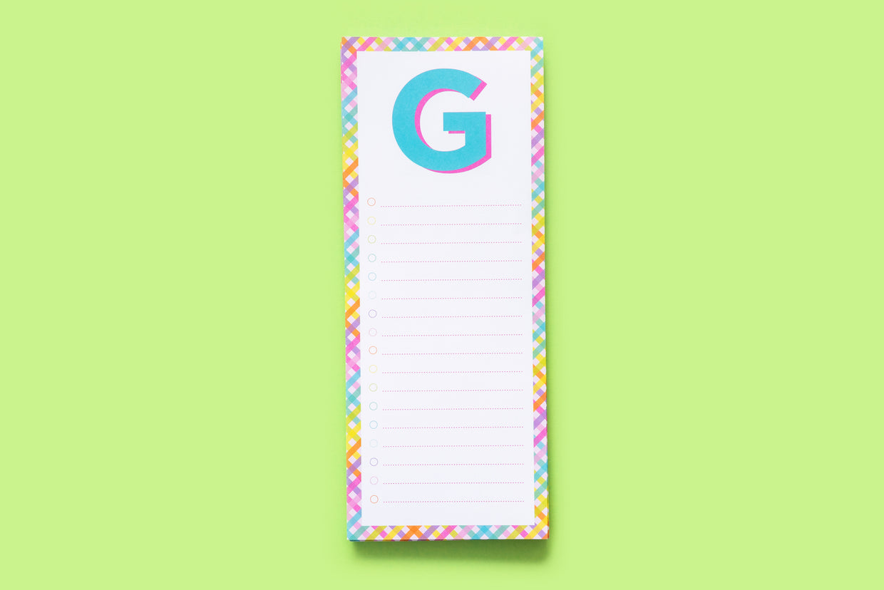 Letter List Pad Asst A-Z - Min. 1 (LP-ASST)