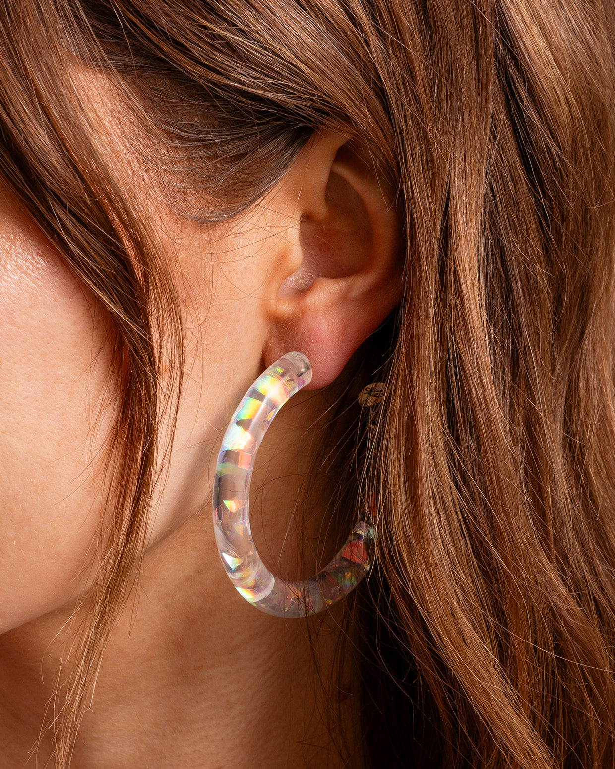 Confetti Hoop Earring Asst w/Display - Min. 1 (HOOP-ASST-DISP)