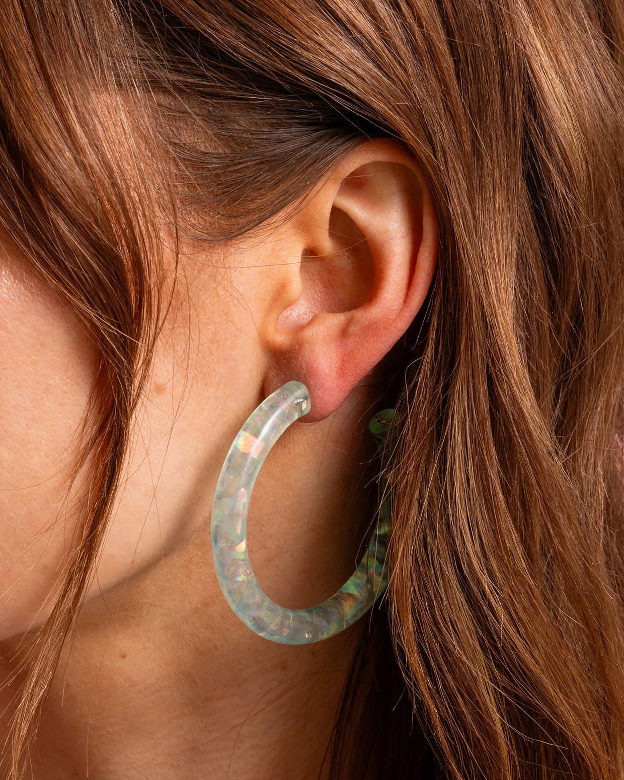 Confetti Hoop Earring Asst w/Display - Min. 1 (HOOP-ASST-DISP)