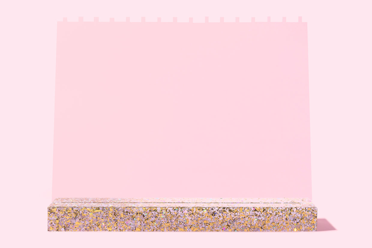 Pearl Confetti Letter Necklace Asst w/ Display - Min. 1 (PN-ASST-DISP)