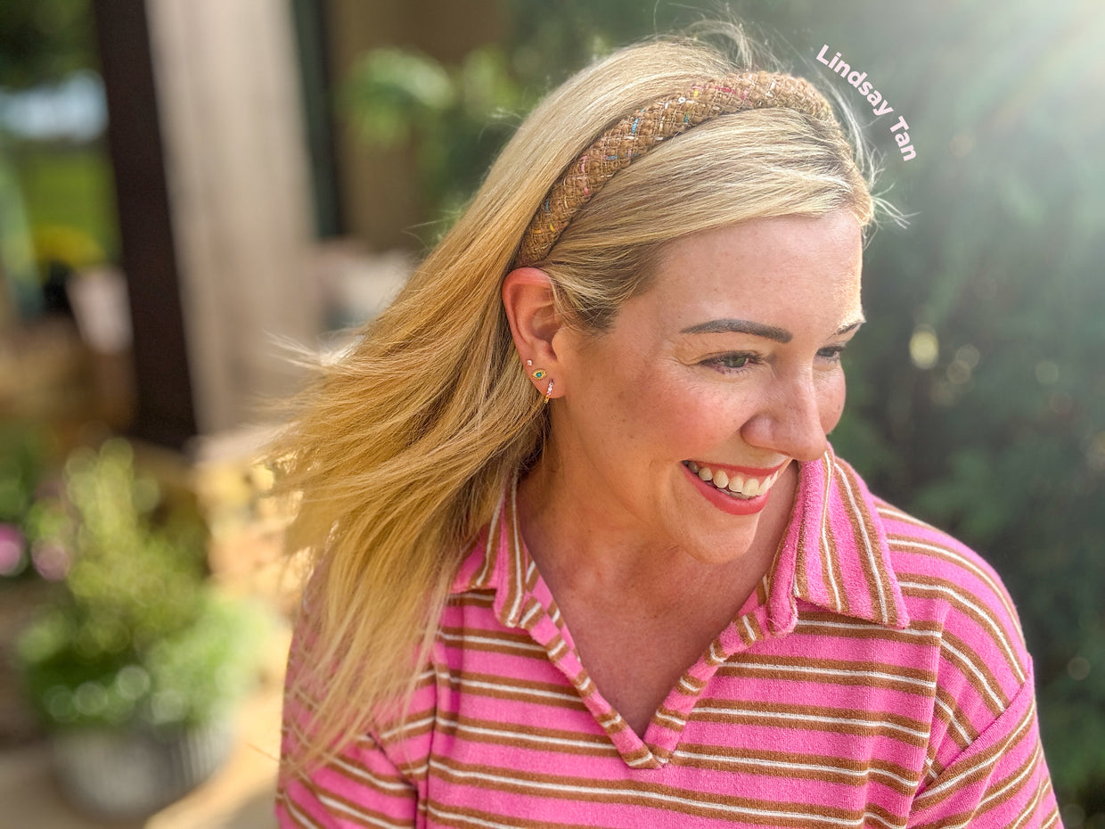 Tweed Headbands Thin (5 Colors) - Min. 2