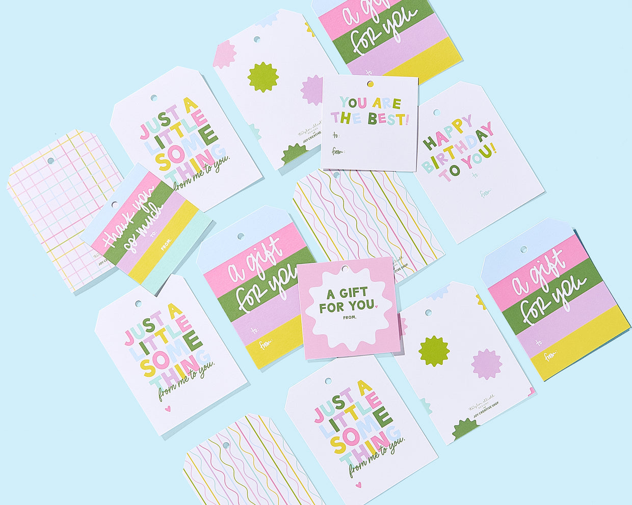 TED x Joy Creative Bag of Tags - Min. 4 (JCS-04)