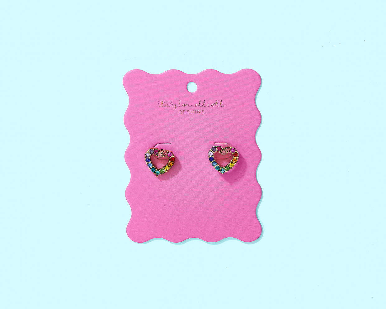 Mae Heart Earrings (E-117) - Min. 2