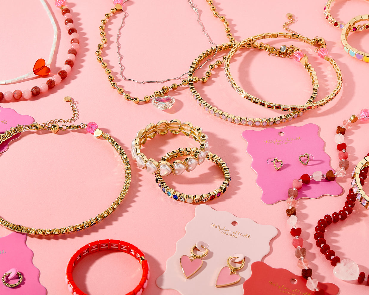 Amore Bezel Choker Necklace - Min. 2 (N-56)