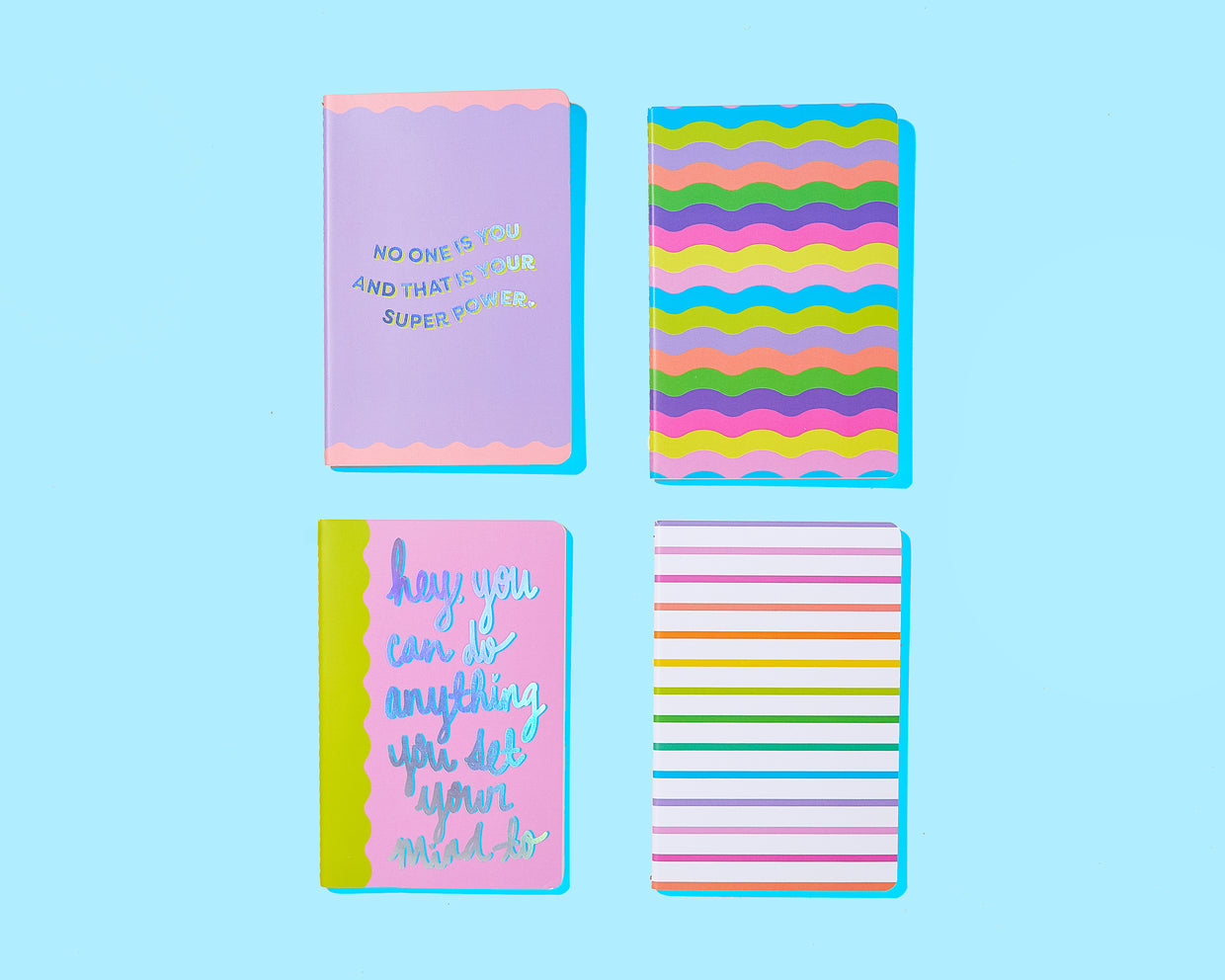 Neon Mini Notebook Set - Min. 4 (NBK-54)