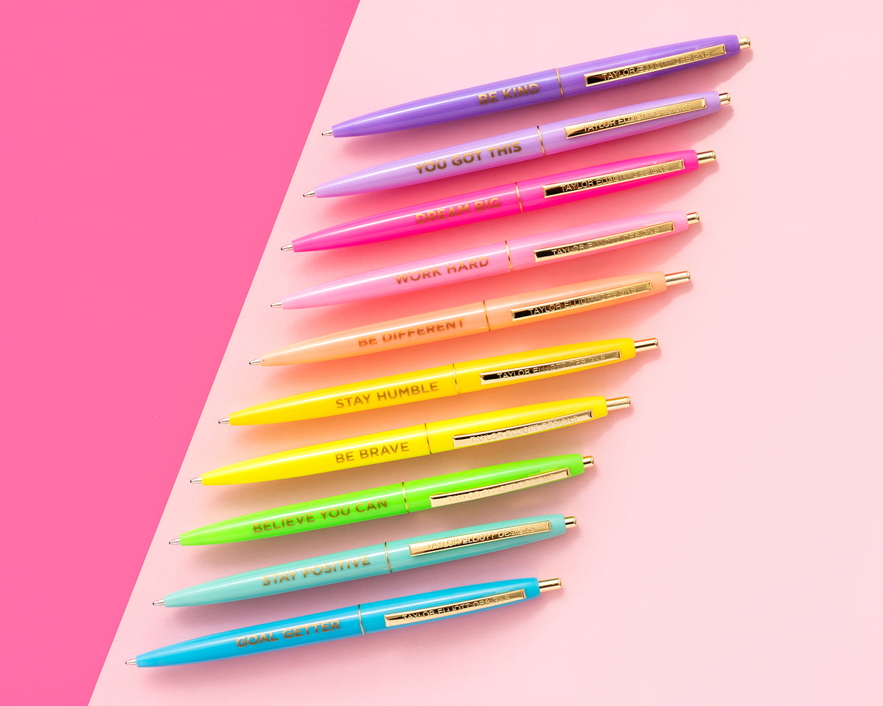 Set of 10 Motivational Pen Set - Min. 4 (PEN-02R)