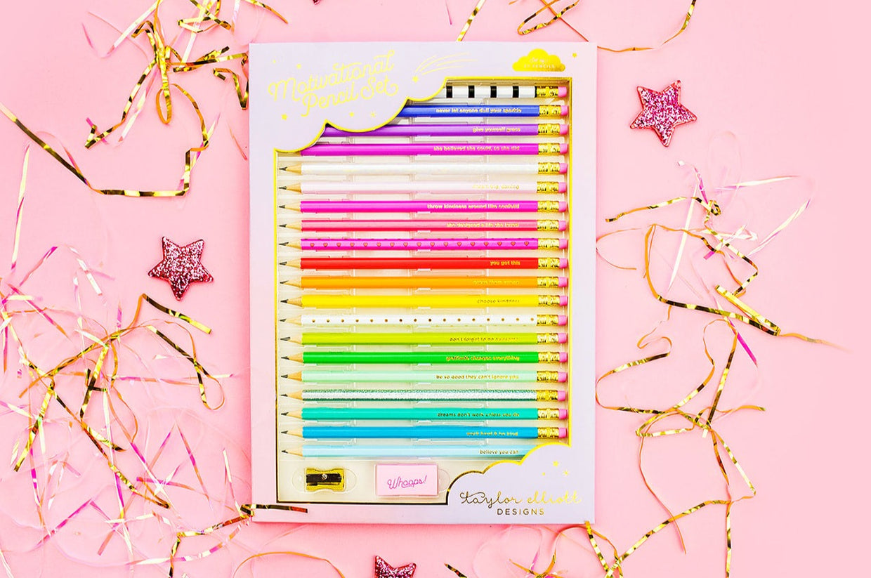 Motivational Pencil Set - Min. 4 (PENCIL-01)