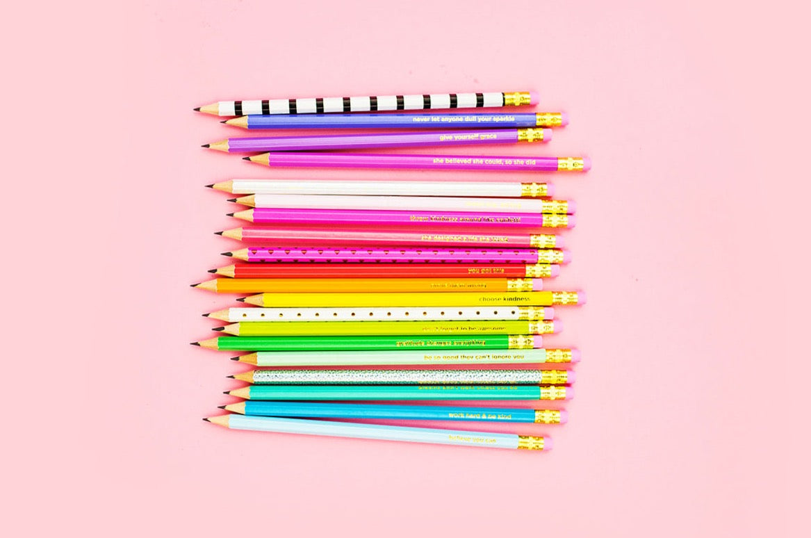 Motivational Pencil Set - Min. 4 (PENCIL-01)