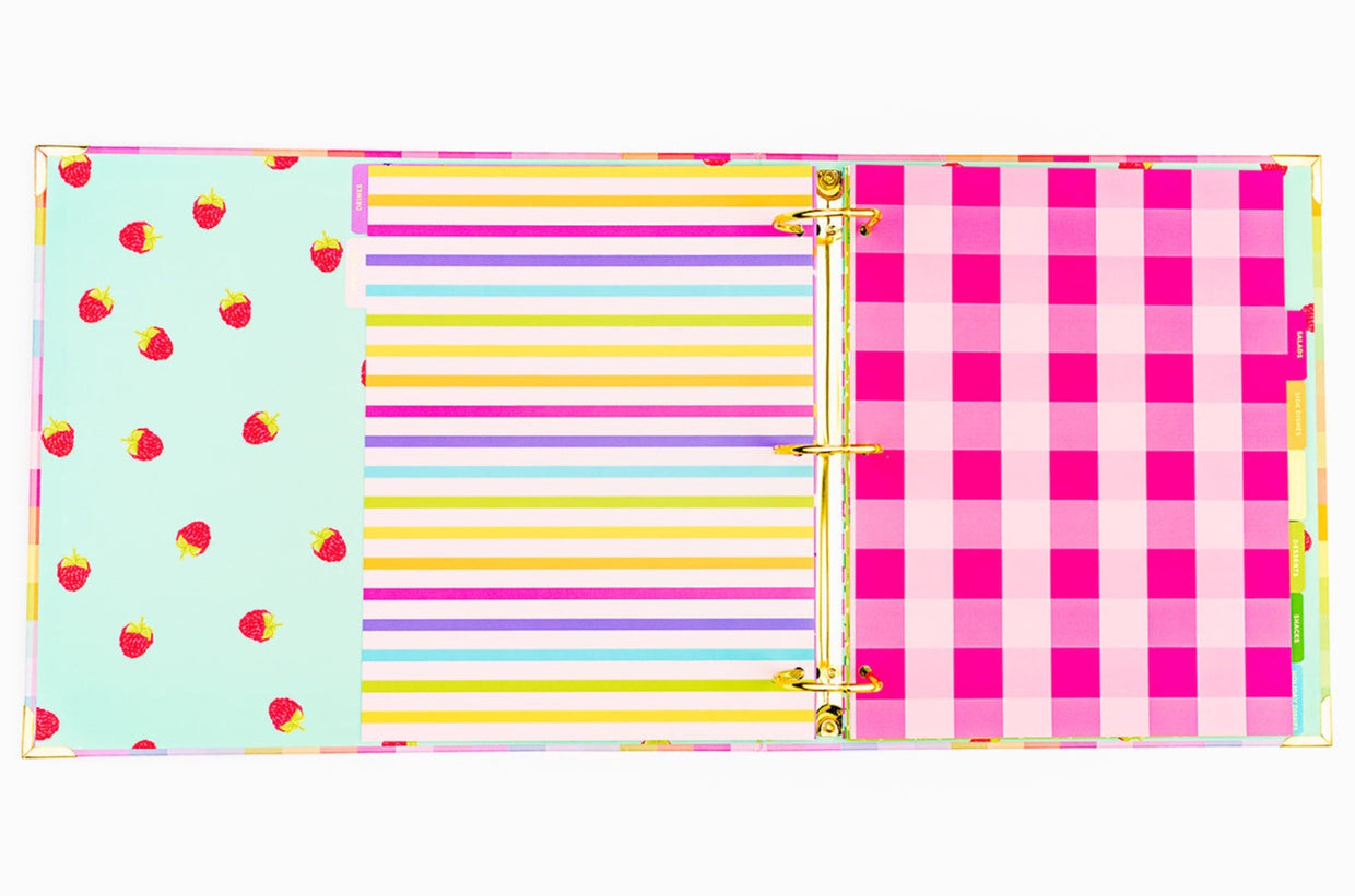 Recipe Binder w/ Tabs - Min. 4 (RB-01)