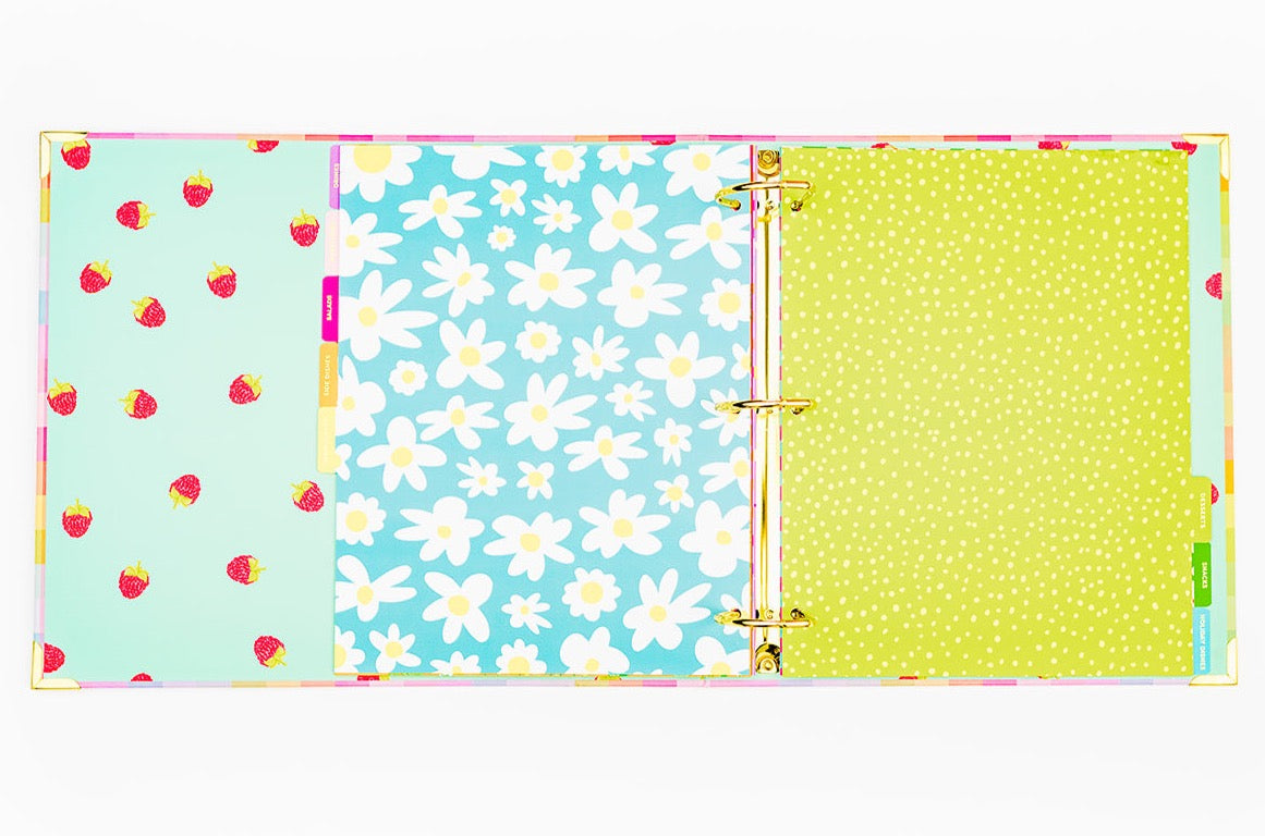 Recipe Binder w/ Tabs - Min. 4 (RB-01)