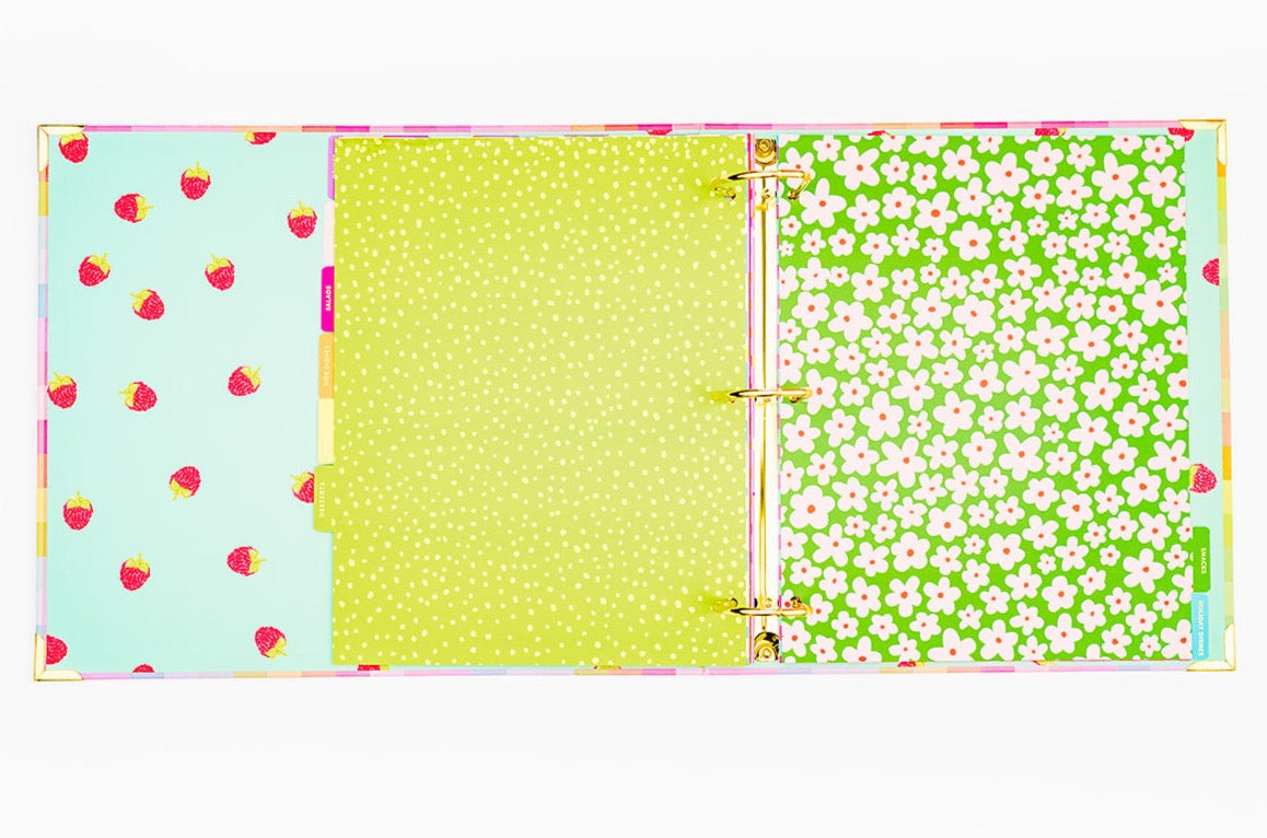 Recipe Binder w/ Tabs - Min. 4 (RB-01)