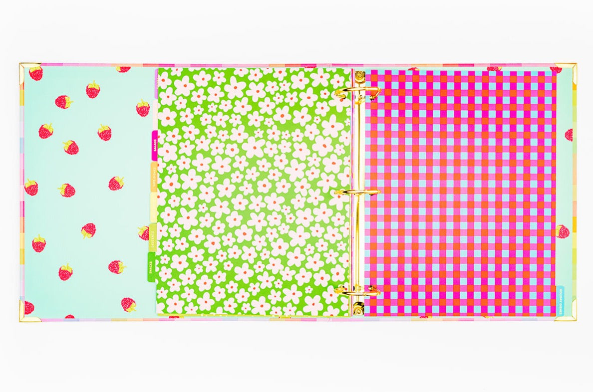 Recipe Binder w/ Tabs - Min. 4 (RB-01)