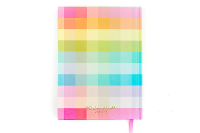 Notebook - "Darling..." - Colorful Gingham (NBK-12)