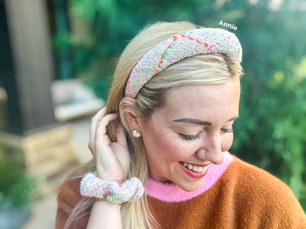 Tweed Headbands (12 Colors) - Min. 2
